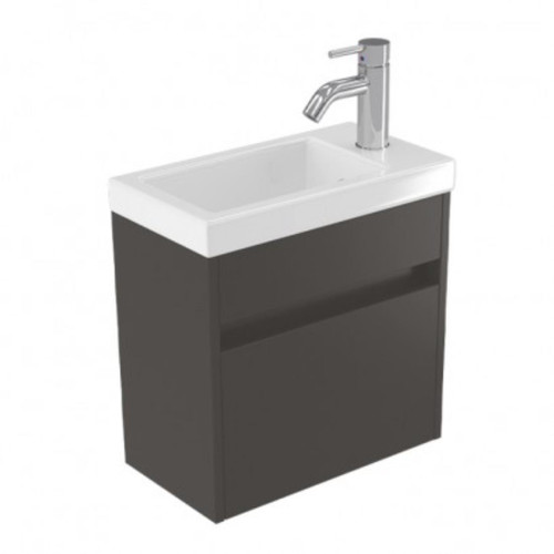Fucina Vanity Wall 440 1 Taphole Polymarble Top 1 Door Bullet