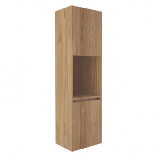 Fucina Cabinet Wall Tall Left Hand 2 Door 450 x 350 x 1600mm Southern Oak Timberland