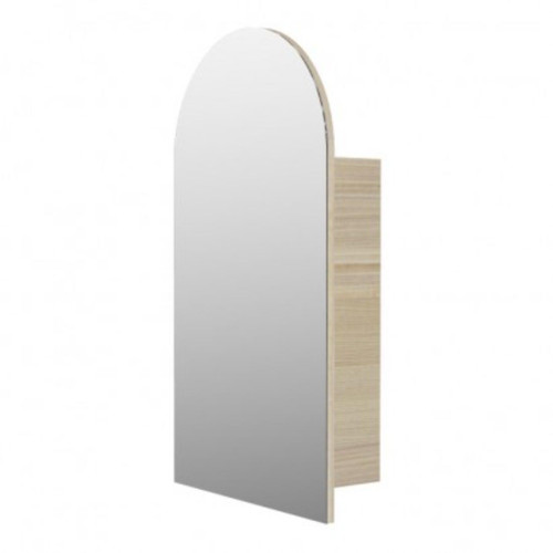 Fucina Mirror Cabinet 500 x 171 x 900mm Left Hand Hinge Seasoned Oak