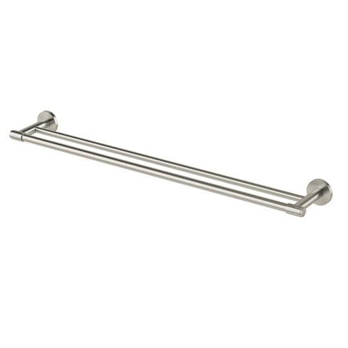 Vivid MKII Double Towel Rail 800mm Brushed Nickel