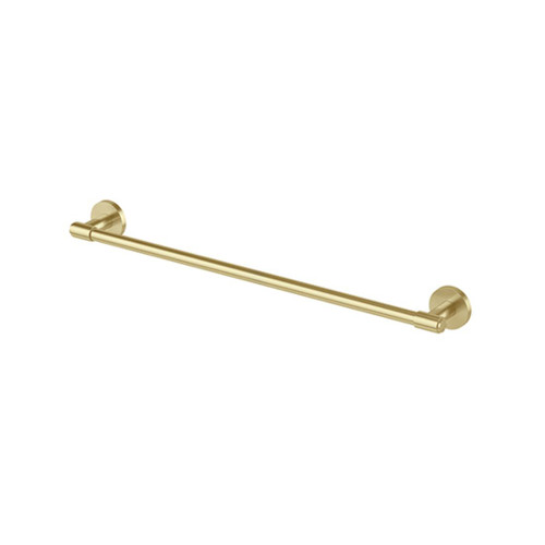 Vivid MKII Single Towel Rail 600mm Brushed Gold