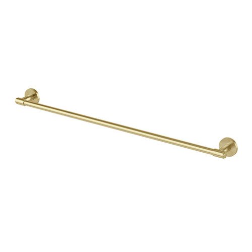 Vivid MKII Single Towel Rail 800mm Brushed Gold