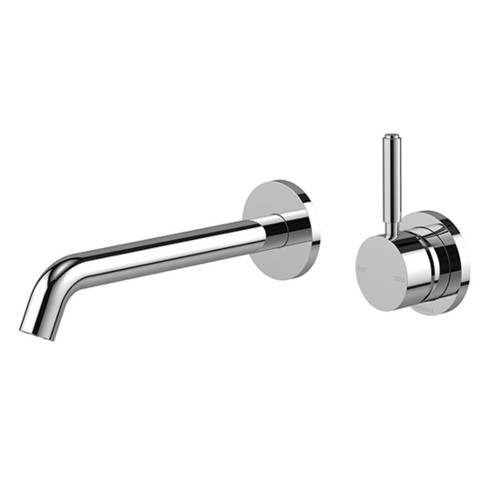 Vivid MKII Wall Basin / Bath Mixer Set Pin Up Complete Kit 200mm Chrome