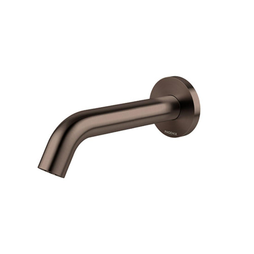 Vivid MKII Wall Basin / Bath Outlet 160mm Curved Brushed Bronze