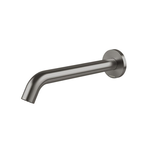 Vivid MKII Wall Basin / Bath Outlet 240mm Curved Brushed Carbon