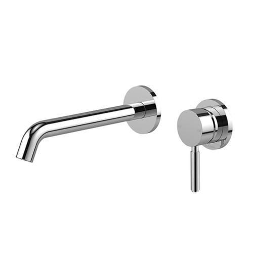 Vivid MKII Wall Basin / Bath Mixer Set Complete Kit 200mm Chrome