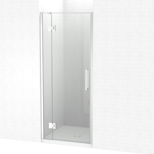 Raya Shower Enclosure Kit 1000 x 900 3 Sided 900 Door Tile Chrome