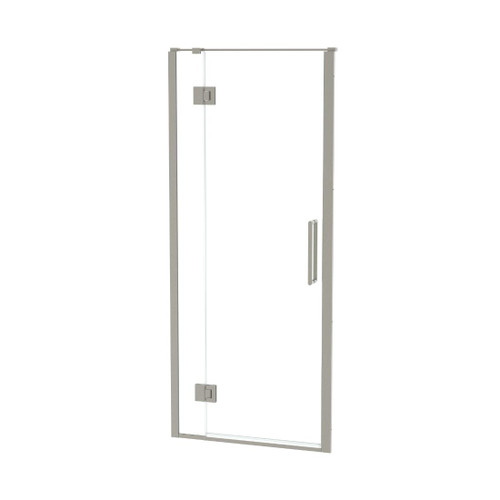 Raya Shower Door Set 900 3 Sided Brushed Nickel