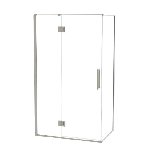 Raya Shower Door Set 1200 x 800 2 Sided Brushed Nickel