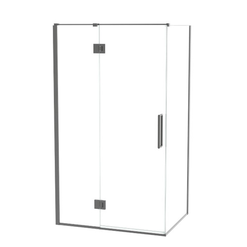 Raya Shower Door Set 1200 x 900 2 Sided Gun Metal