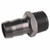 True Fit Threaded Fittings Hose Tail 20mm Male BSPT Black HHT20
