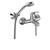 Apollo Diverter Bath/Shower Mixer 1 Lever Wall Mount Chrome Plated 145mm APM3023CR