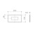 Invisi Series II Flush Plate and Buttons Rectangular Single Flush 237021C