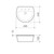 Cosmo Vanity Basin One Tap Hole 893315W