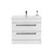 Boston Floor Standing Vanity 2 Drawer 750mm White Gloss