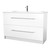 Boston Floor Standing Vanity 2 Drawer 1200mm White Gloss