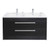 Boston Floor Standing Vanity Double Bowl 2 Drawer 1200mm Charred Oak