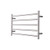 Genesis Towel Warmer 850 x 510mm 5-Rung Extended Polished Stainless Steel WG510E
