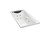 Studio II Rectangular Spa Bath 1670 x 760mm White 1063A-ABCP5-0