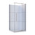 Marbella Tile 2-Sided Shower 820 x 820mm Hobbed Centre Waste Chrome MAR2891