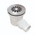 Waste 90mm Chrome
