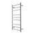 Round Towel Warmer 9 Rail 600 x 122 x 1025mm Stainless Steel High Polish