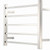S Series Square Towel Warmer 600 x 120 x 560mm 5 Rail Stainless Steel High Polish