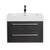 Tessa Wall Hung Vanity 2 Drawer Center Basin 600 x 450 x 550mm Charred Oak