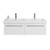 Tessa Wall Hung Vanity 2 Drawer 1800 x 450 x 425mm White Gloss