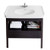 Main Image Dolce Vita Floor Standing Vanity 1 Drawer 1 Open Shelf White 1000 x 900 x 550mm DV100