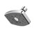 Waipori Satinjet Wall Shower Chrome with Graphite Faceplate WASRCP