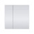 Dante 2 Door Cabinet 750mm White 88304-W