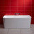 Contro Back-To-Wall Bath 1600 x 750 x 585mm No Upstand White BFCO05WH160