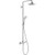 Croma Select E Showerpipe 180 2 Jet With Thermostat White/Chrome 27256400