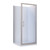 Brighton Shower Enclosure Square 2-Sided Flat Wall 900 x 900 x 1950mm Chrome