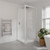 Brighton Shower Enclosure Square 2 Sided Side Moulded 900 x 900 x 1950mm White