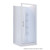 Brighton Shower Enclosure 2 Sided Square Corner Moulded 900 x 900 x 1950mm White