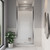 Brighton Shower Enclosure Square 3-Sided Flat Wall  900 x 900 x 1950mm Chrome