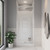 Brighton Shower Enclosure 3 Sided Square Side Moulded 900 x 900 x 1950mm White