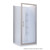 Brighton Shower Enclosure Square 2-Sided Corner Moulded Wall 1000 x 1000 x 1950mm Chrome