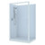 Brighton Shower Enclosure Rectangular 2-Sided Corner Moulded Wall Right Hand 1200 x 900 x 1950mm White
