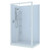 Brighton Shower Enclosure Rectangular 2-Sided Corner Moulded Wall Left Hand 1200 x 900 x 1950mm White