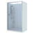 Brighton Shower Enclosure Rectangular 3-Sided Corner Moulded Wall 1200 x 900 x 1950mm Chrome