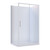 Brighton Shower Enclosure 2 Sided Sliding Door Flat 1200 x 900 x 1950mm White
