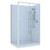 Brighton Shower Enclosure 2 Sided Corner Moulded Wall White 1200 x 900 x 1950mm