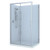 Brighton Shower Enclosure 2 Sided Corner Moulded Wall Left Chrome 1200 x 900 x 1950mm