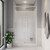 Brighton Shower Enclosure Rectangular 3-Sided Sliding Side Moulded 1200 x 900 x 1950mm White
