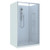 Brighton Shower Enclosure Rectangular 3-Sided Sliding Side Moulded Wall 1200 x 900 x 1950mm Chrome