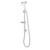 Milano Rail Shower MKII Chrome SHMLCP2