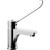 Red Bathroom Wash Basin Mixer Clinical Leaver & Aerator & 2 Stainless Steel Hoses No Pop Up Waste